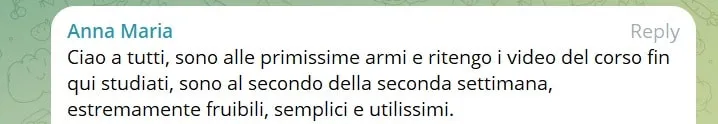 Feedback iscritto