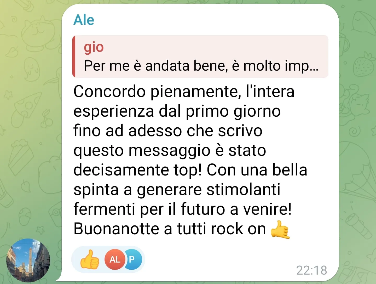 Feedback iscritto