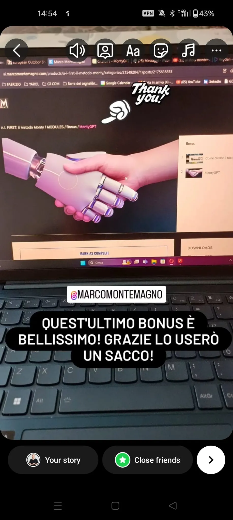 Feedback iscritto